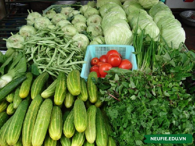 Kinh doanh rau sạch ở nông thôn.